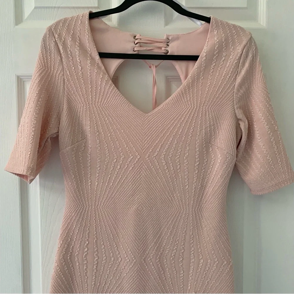 Pink Bodycon Dress - Picture 3 of 7
